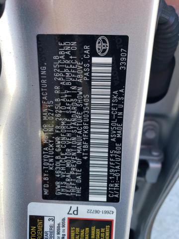 2015 TOYOTA CAMRY LE - 4T1BF1FK8FU035405