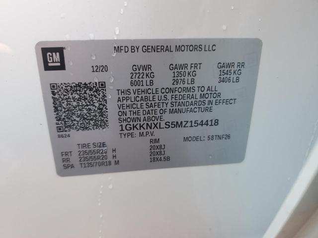 VIN 1GKKNXLS5MZ154418 2021 GMC ACADIA DEN no.13