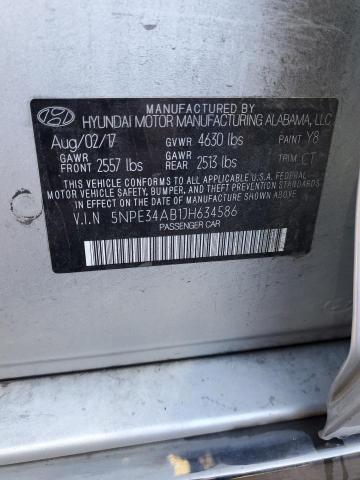 2018 HYUNDAI SONATA 5NPE34AB1JH634586