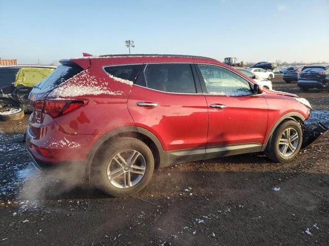 HYUNDAI SANTA FE S 2017 red  gas 5XYZUDLB9HG468041 photo #4