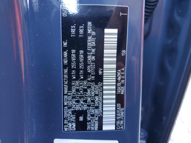 2024 TOYOTA GRAND HIGH - 5TDAAAA56RS015792