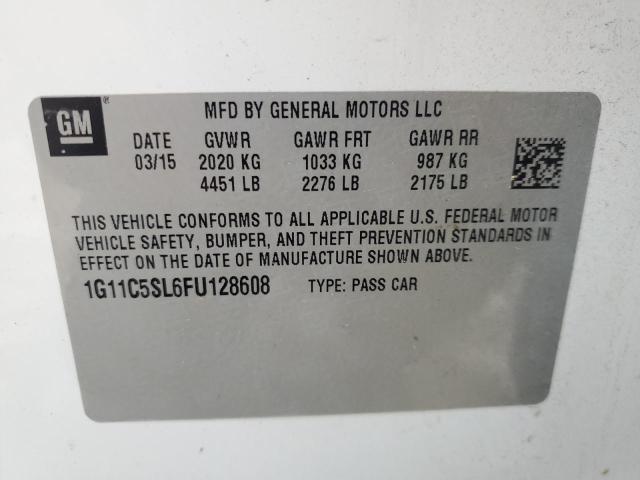 2015 CHEVROLET MALIBU 1LT - 1G11C5SL6FU128608