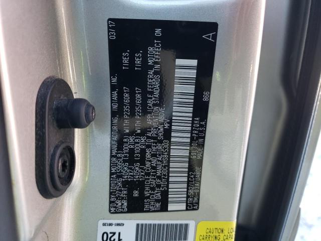 2017 TOYOTA SIENNA XLE - 5TDYZ3DC1HS845303
