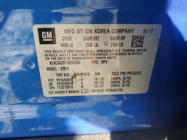 2018 BUICK ENCORE ESS - KL4CJGSB1JB553354