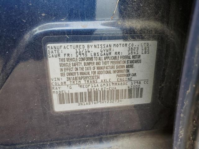 2017 NISSAN SENTRA S - 3N1AB7AP9HY232734