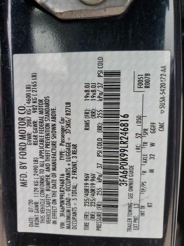 2020 FORD FUSION TIT - 3FA6P0K99LR246816