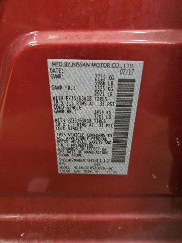 2017 NISSAN PATHFINDER - 5N1DR2MN6HC904112