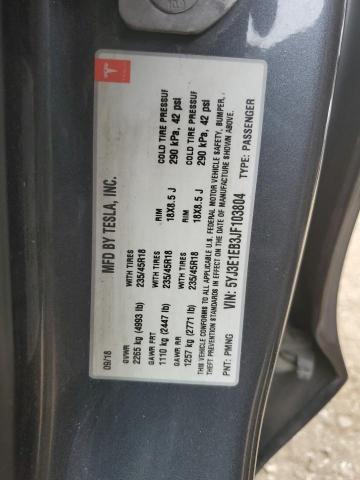 2018 TESLA MODEL 3 - 5YJ3E1EB3JF103804