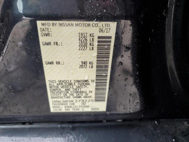 2017 NISSAN ALTIMA 2.5 - 1N4AL3AP2HC279220