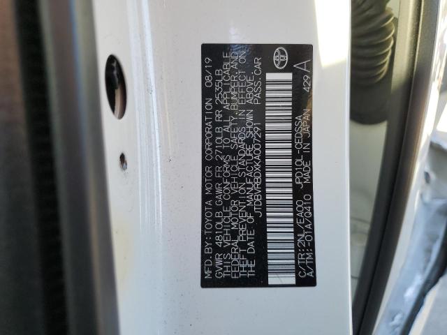 2019 TOYOTA 02-2FDC25 JTDBVRBDXKA007291