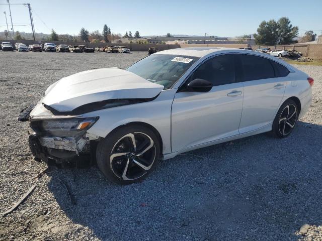 HONDA ACCORD SPO 2022 white  gas 1HGCV2F32NA025240 photo #1