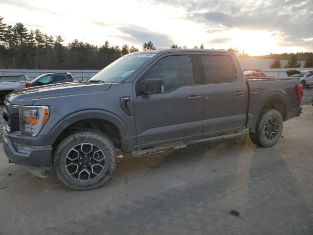 FORD F150 SUPER 2021 gray  gas 1FTEW1EP0MFA65224 photo #1