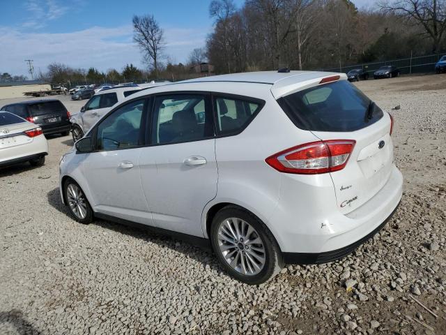 FORD C-MAX SE 2017 white  hybrid engine 1FADP5AU0HL104547 photo #3