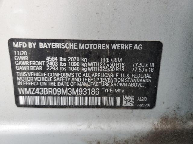 2021 MINI COOPER COU - WMZ43BR09M3M93186