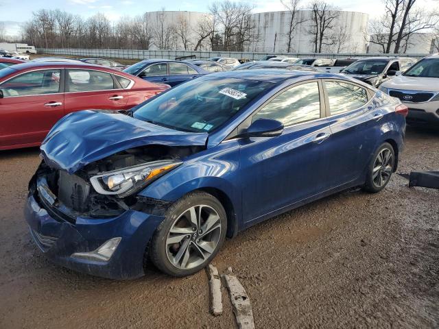 HYUNDAI ELANTRA SE 2015 blue  gas 5NPDH4AE3FH578990 photo #1