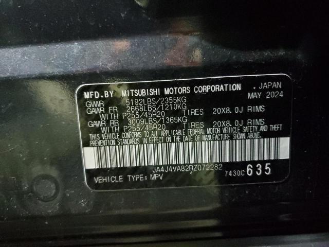 VIN JA4J4VA82RZ072282 2024 MITSUBISHI OUTLANDER no.14