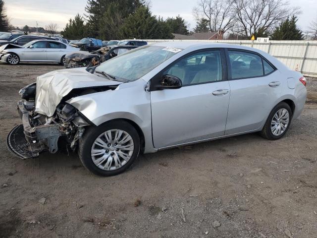 TOYOTA COROLLA L 2015 silver  gas 2T1BURHE5FC476924 photo #1