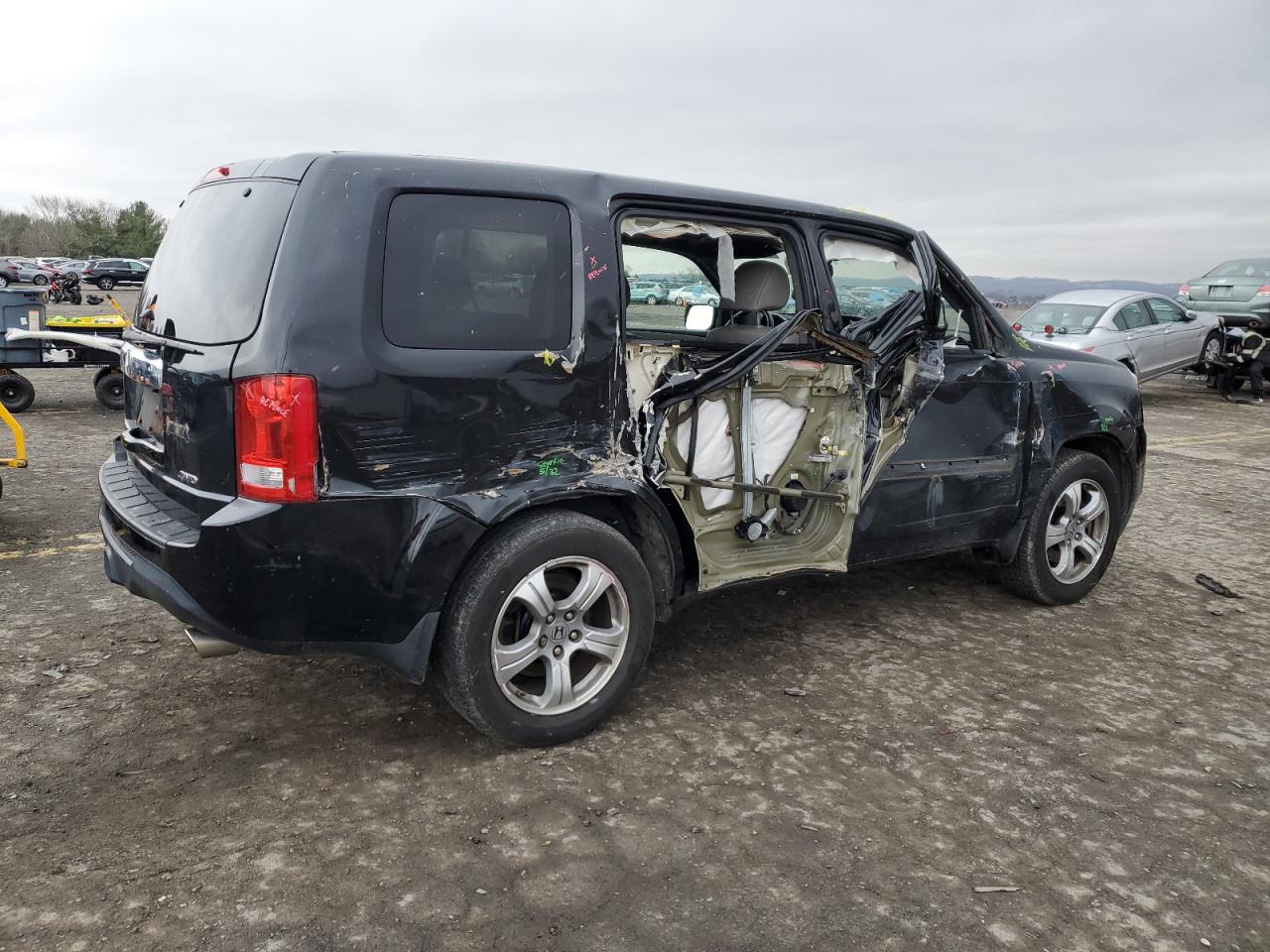 Lot #3034282099 2014 HONDA PILOT EXLN