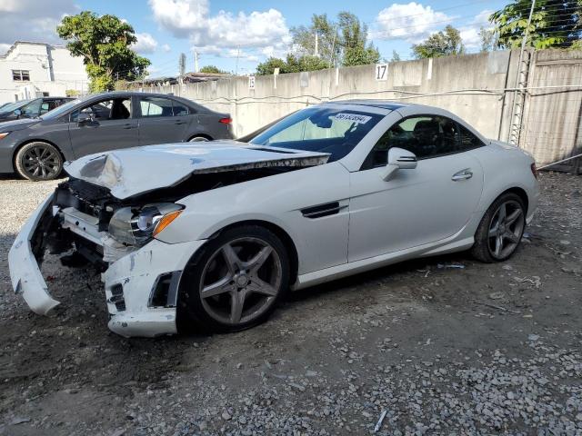 MERCEDES-BENZ SLK 250 2015 white  gas WDDPK4HA2FF107043 photo #1