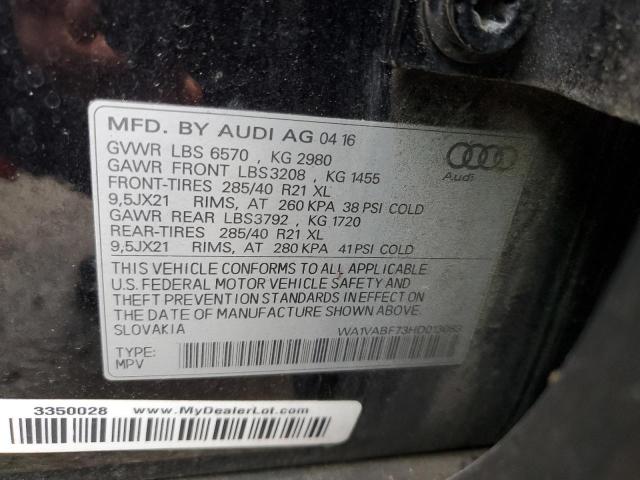 VIN WA1VABF73HD013083 2017 AUDI Q7 no.13