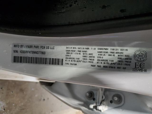 2022 RAM 1500 LIMIT - 1C6SRFHT8NN377953