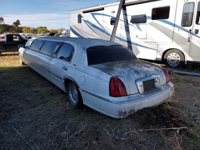 LINCOLN TOWN CAR E 2000 white limousin gas 1L1FM81W2YY852957 photo #3