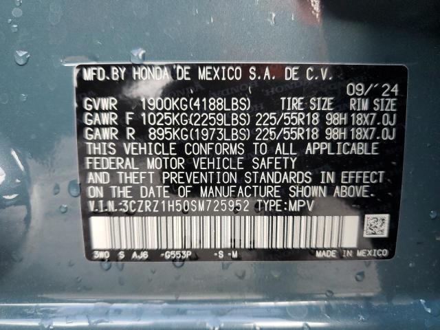 2025 HONDA HR-V SPORT - 3CZRZ1H50SM725952