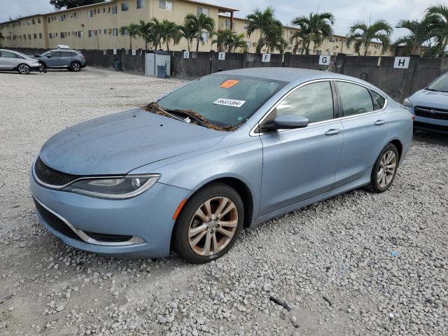 CHRYSLER 200 LIMITE 2015 blue  gas 1C3CCCAB1FN614125 photo #1