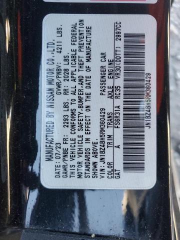 2024 NISSAN Z PERFORMA JN1BZ4BH5RM360429