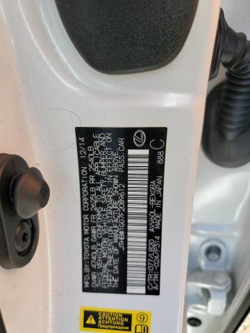2015 LEXUS ES 300H - JTHBW1GG7F2089612