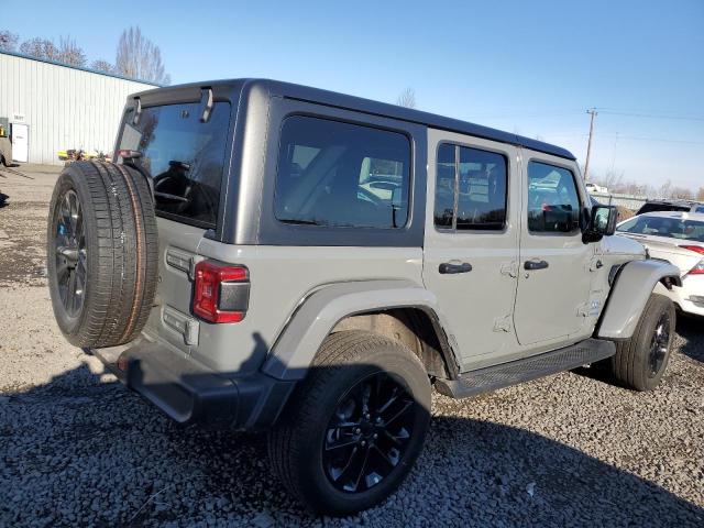 JEEP WRANGLER U 2022 gray  hybrid engine 1C4JJXP62NW198525 photo #4