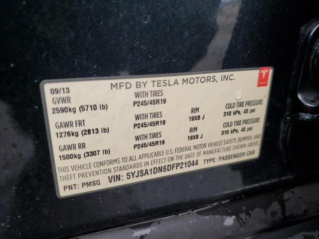 VIN 5YJSA1DN6DFP21044 2013 TESLA MODEL S no.12