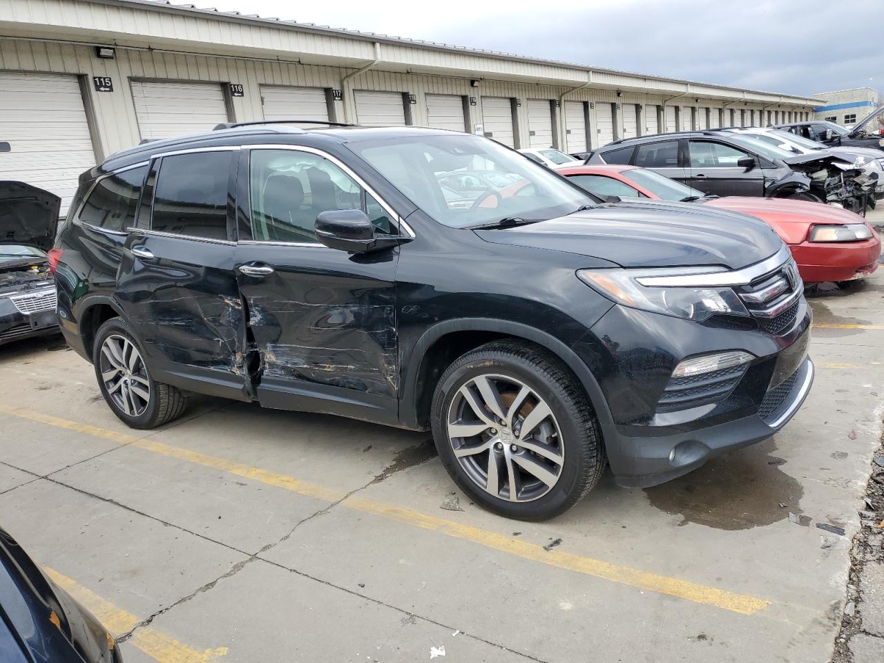 Lot #3055197976 2017 HONDA PILOT ELIT