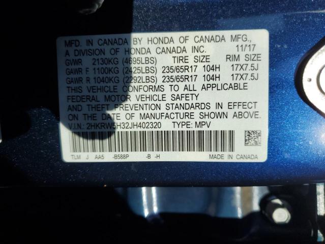 2018 HONDA CR-V LX - 2HKRW5H32JH402320