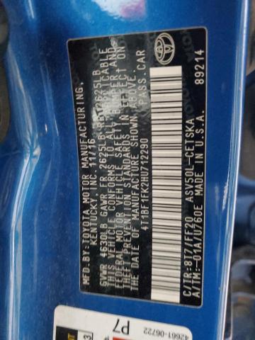 2017 TOYOTA CAMRY LE - 4T1BF1FK2HU712290