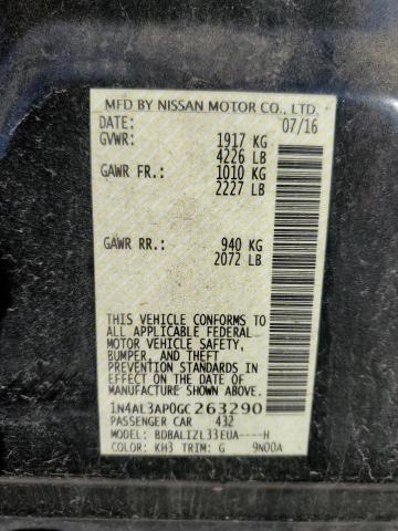2016 NISSAN ALTIMA 2.5 - 1N4AL3AP0GC263290