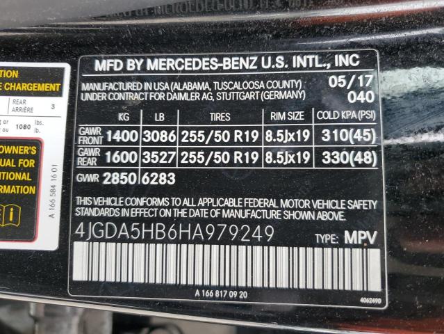 VIN 4JGDA5HB6HA979249 2017 MERCEDES-BENZ GLE-CLASS no.14