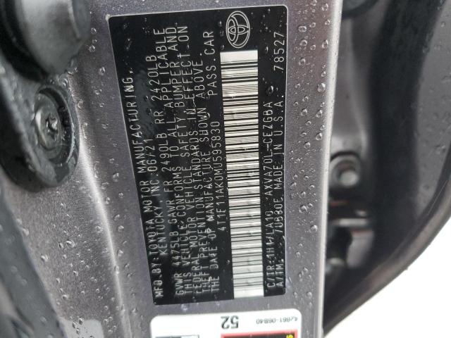 2021 TOYOTA CAMRY XLE - 4T1F11AK0MU595830