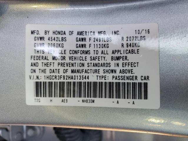 2017 HONDA ACCORD TOU - 1HGCR3F92HA013544