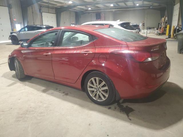 HYUNDAI ELANTRA SE 2016 red  gas 5NPDH4AE6GH753850 photo #3