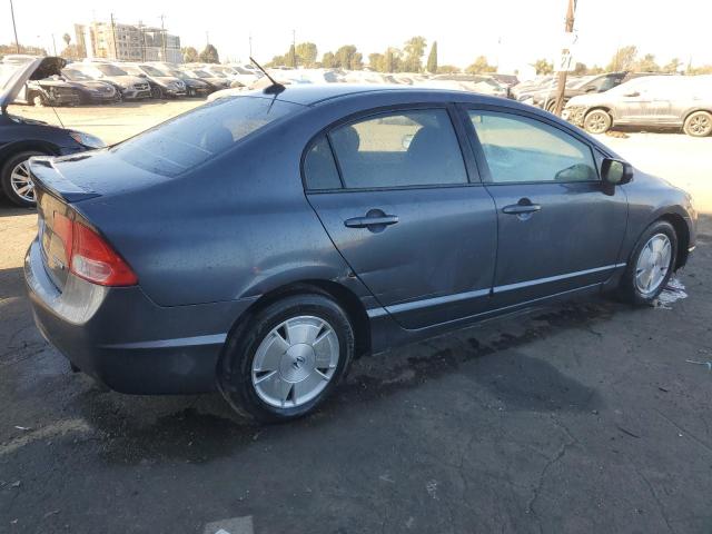 HONDA CIVIC HYBR 2007 gray sedan 4d hybrid engine JHMFA36277S025847 photo #4