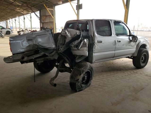 TOYOTA TACOMA DOU 2002 silver crew pic gas 5TEGN92N12Z096687 photo #4