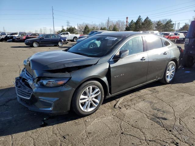 CHEVROLET MALIBU LT 2018 gray  gas 1G1ZD5ST3JF103176 photo #1