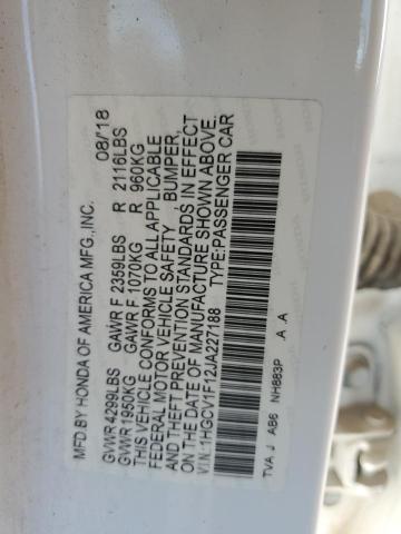 2018 HONDA ACCORD LX - 1HGCV1F12JA227188