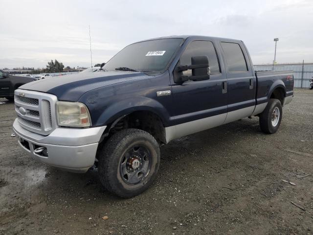 FORD F250 SUPER 2006 blue  diesel 1FTSW21P76ED77306 photo #1