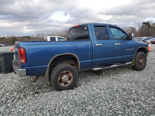 DODGE RAM 2500 S 2003 blue  gas 3D7KU28D23G746276 photo #4