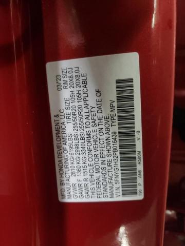 2023 HONDA PILOT SPOR - 5FNYG1H32PB016439