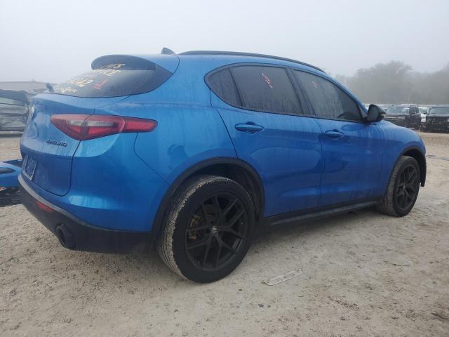 ALFA ROMEO STELVIO 2019 blue  gas ZASPAKAN8K7C51402 photo #4