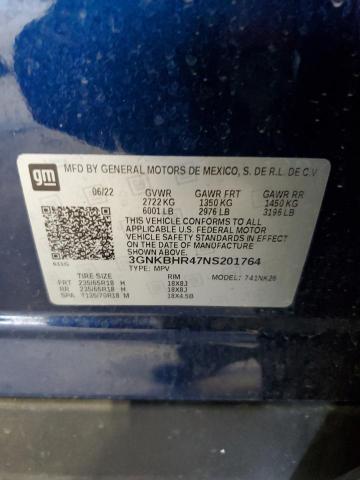 2022 CHEVROLET BLAZER 2LT - 3GNKBHR47NS201764