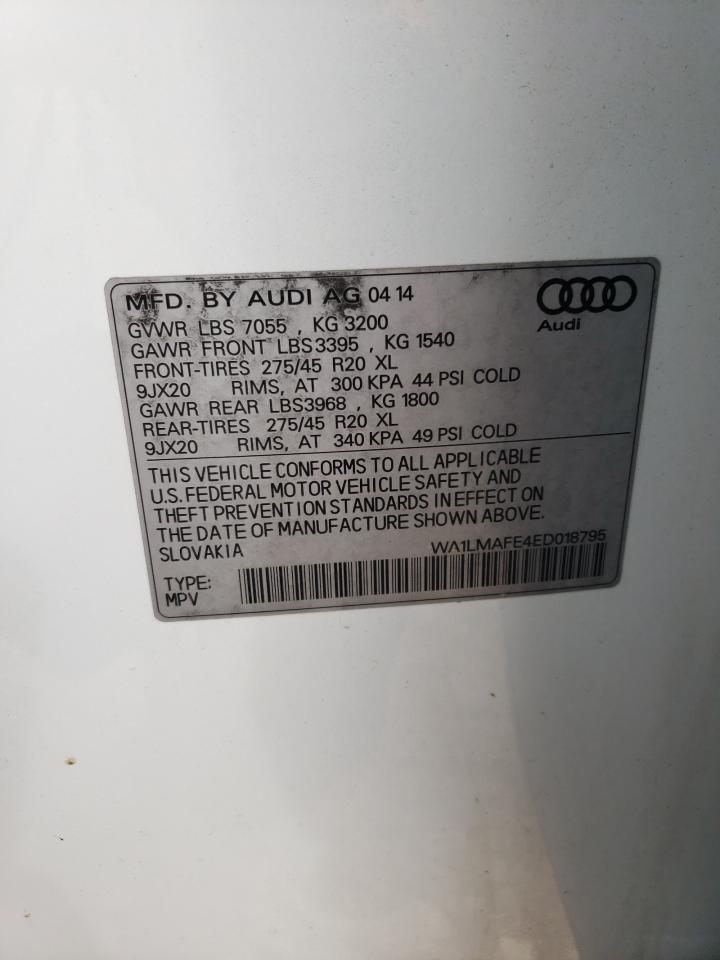 Lot #3028625923 2014 AUDI Q7 PREMIUM